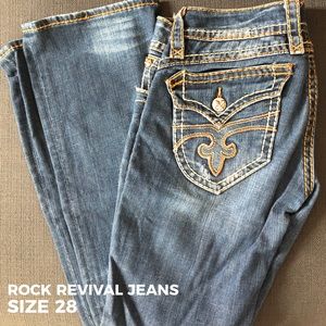 Rock revival jeans size 28